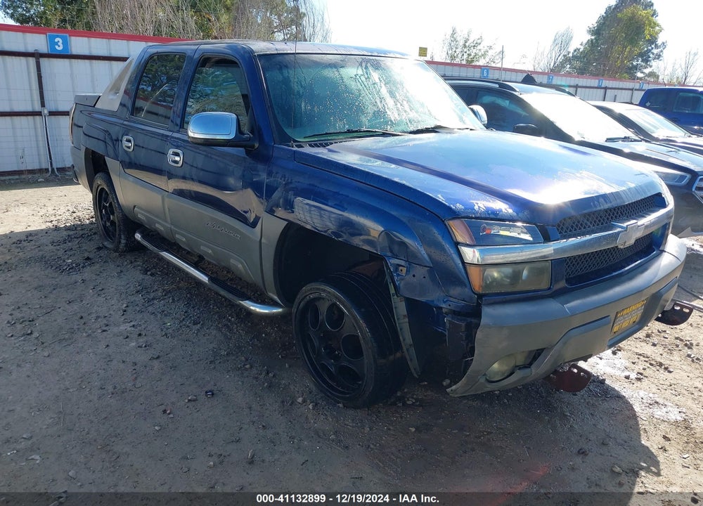 2002 CHEVROLET AVALANCHE 1500 VIN: 3GNEC13T92G231185
