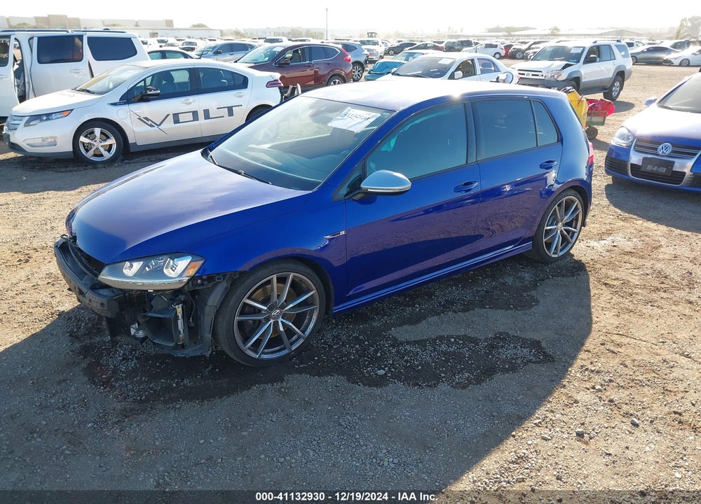 2017 VOLKSWAGEN GOLF R 4-DOOR W/DCC & NAVIGATION VIN: WVWVF7AU8HW176575
