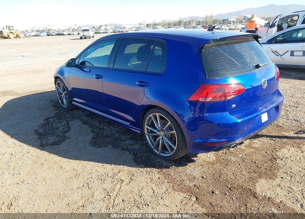 2017 VOLKSWAGEN GOLF R 4-DOOR W/DCC & NAVIGATION VIN: WVWVF7AU8HW176575