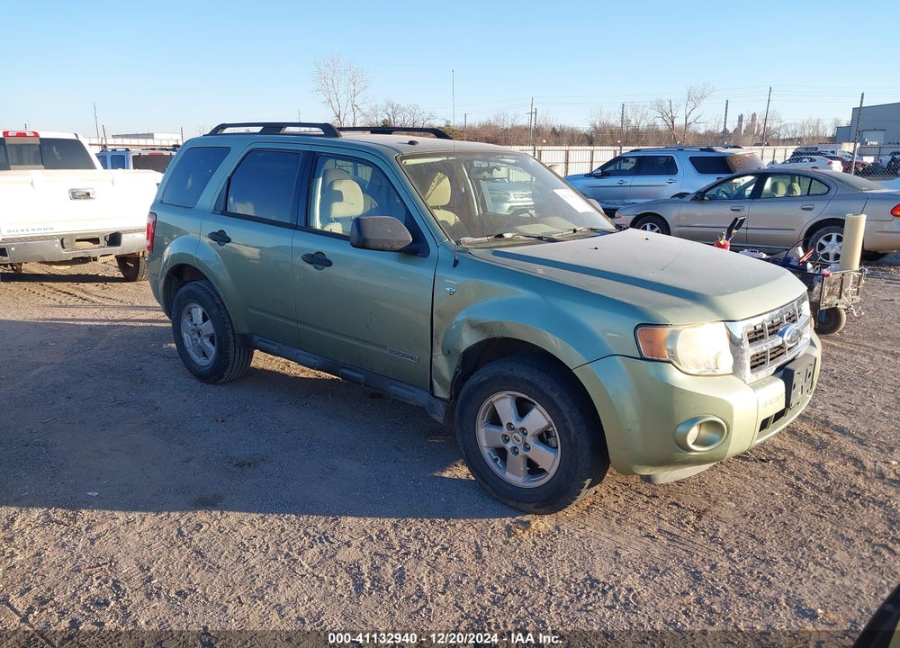 2008 FORD ESCAPE XLT VIN: 1FMCU031X8KC72086