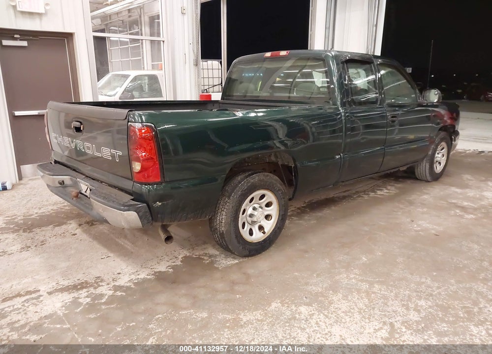2006 CHEVROLET SILVERADO 1500 WORK TRUCK VIN: 1GCEC19X76Z244123