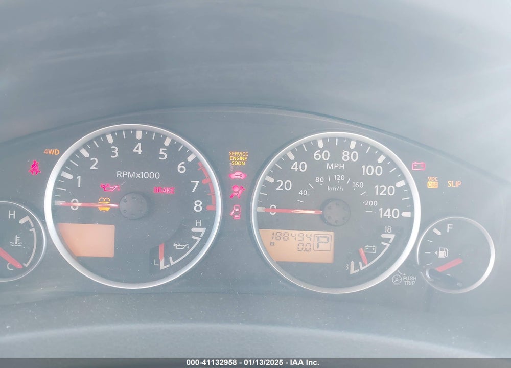 2008 NISSAN PATHFINDER VIN: 5N1AR18B58C641169