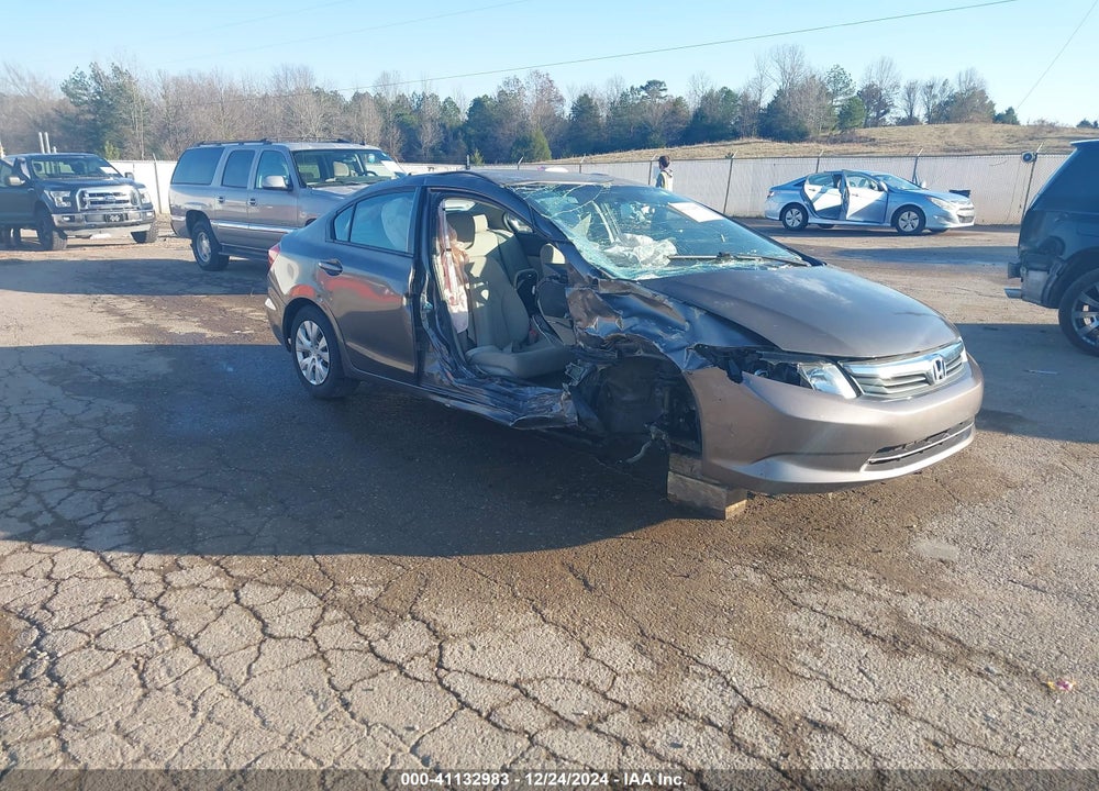 2012 HONDA CIVIC SDN LX VIN: 2HGFB2F54CH576114