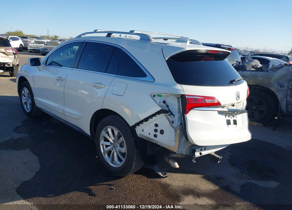 2016 ACURA RDX WATCH PLUS PKG VIN: 5J8TB3H33GL015951