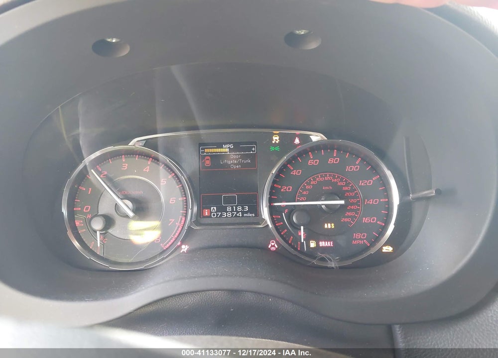 2017 SUBARU WRX PREMIUM VIN: JF1VA1E65H9829360