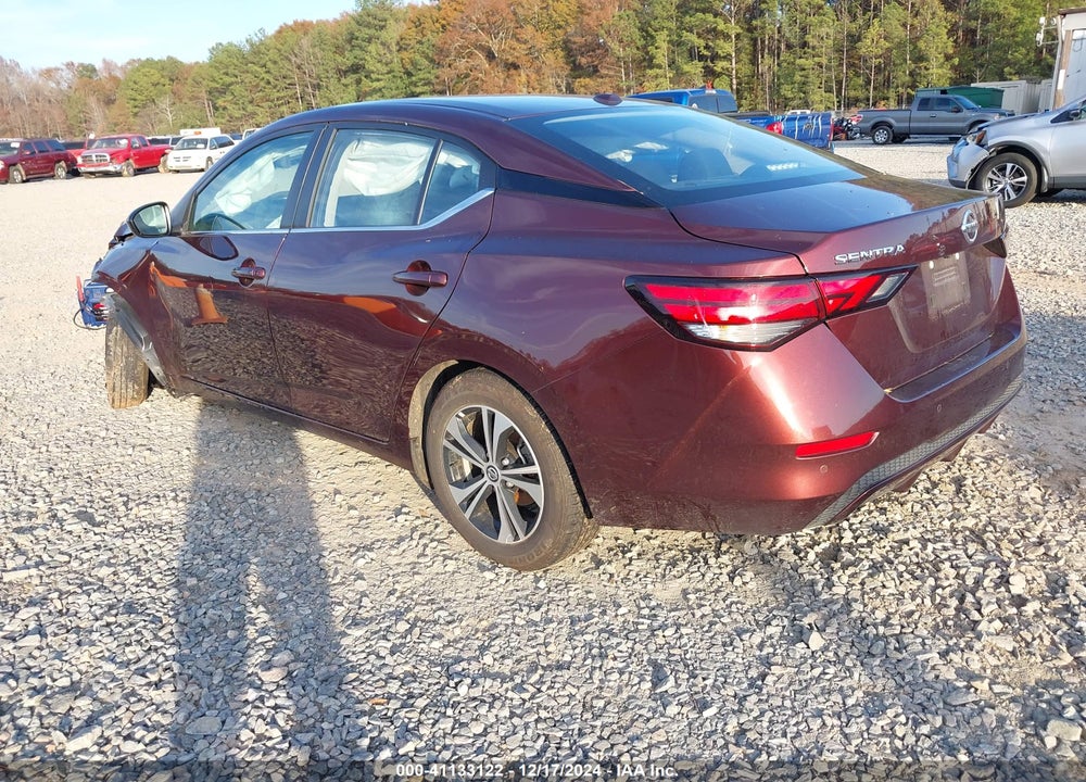 2022 NISSAN SENTRA SV XTRONIC CVT VIN: 3N1AB8CV7NY320307