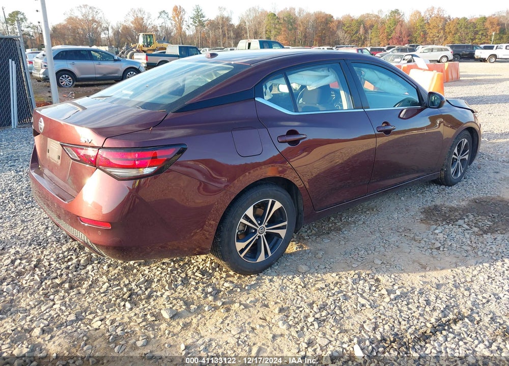 2022 NISSAN SENTRA SV XTRONIC CVT VIN: 3N1AB8CV7NY320307