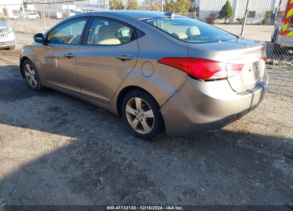 2011 HYUNDAI ELANTRA GLS VIN: 5NPDH4AE9BH030910