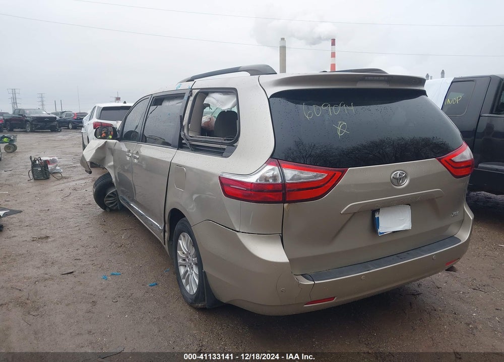 2015 TOYOTA SIENNA XLE LIMITED VIN: 5TDYK3DC9FS609094
