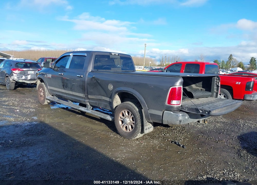 2018 RAM 2500 LAIE  4X4 8' BOX VIN: 3C6UR5KL2JG288703