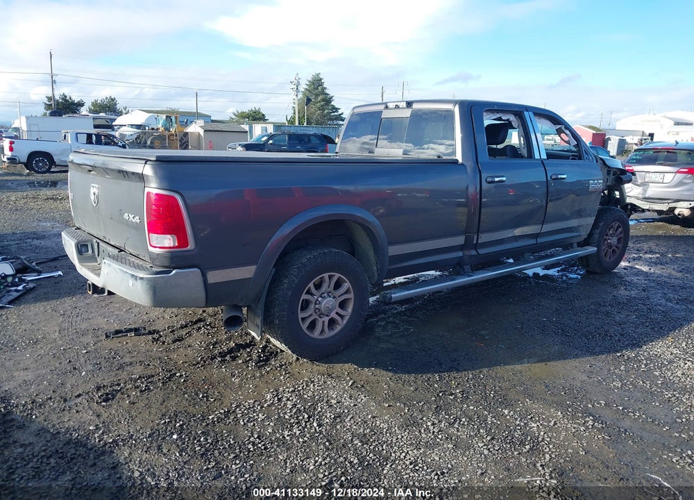 2018 RAM 2500 LAIE  4X4 8' BOX VIN: 3C6UR5KL2JG288703