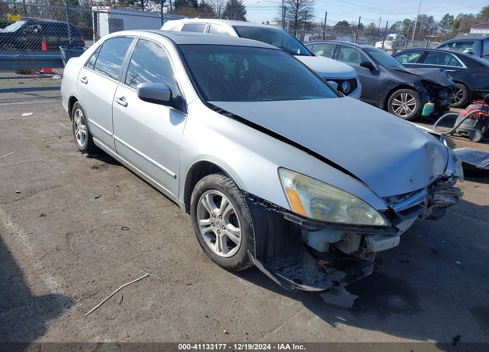 2007 HONDA ACCORD 2.4 EX VIN: 1HGCM56787A180949