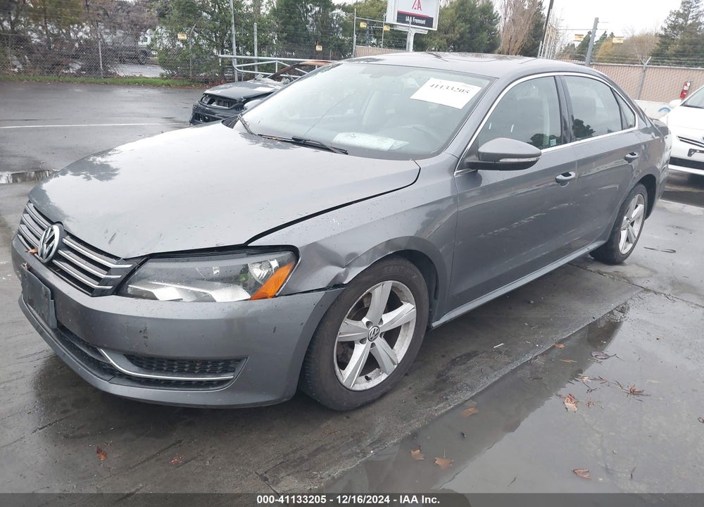 2012 VOLKSWAGEN PASSAT VIN: 1VWBP7A36CC036779