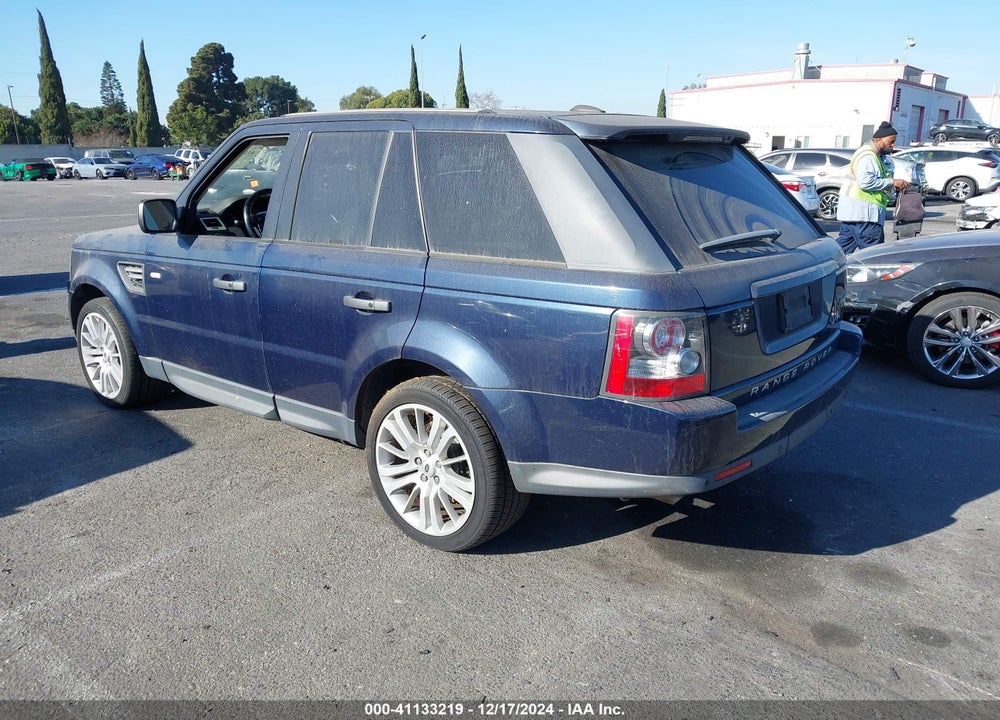 2011 LAND ROVER RANGE ROVER SPORT HSE VIN: SALSK2D47BA262504
