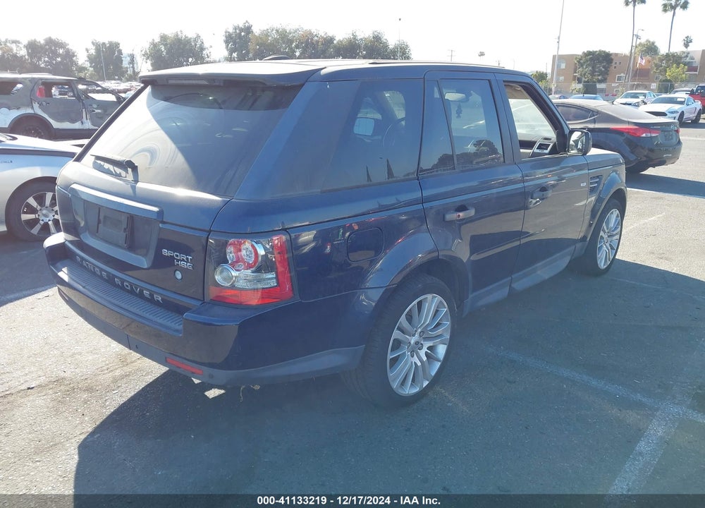 2011 LAND ROVER RANGE ROVER SPORT HSE VIN: SALSK2D47BA262504