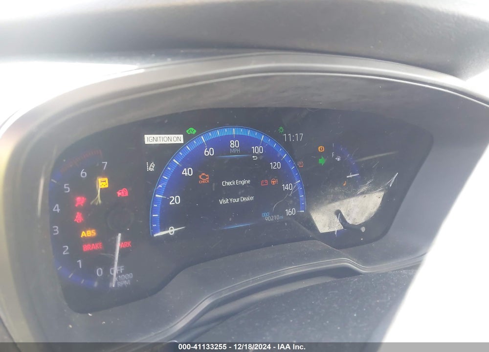 2021 TOYOTA COROLLA HYBRID LE VIN: JTDEAMDE3MJ004432