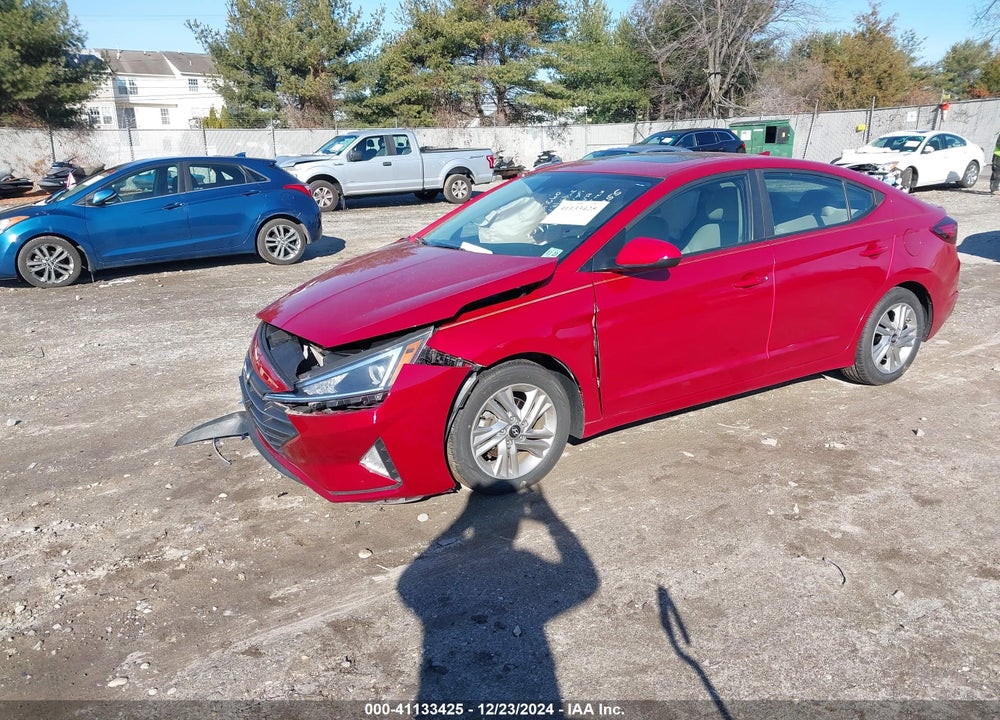 2019 HYUNDAI ELANTRA VIN: KMHD84LF2KU784755