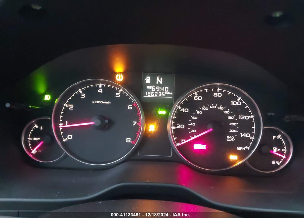 2013 SUBARU LEGACY 2.5I PREMIUM VIN: 4S3BMBC69D3038873