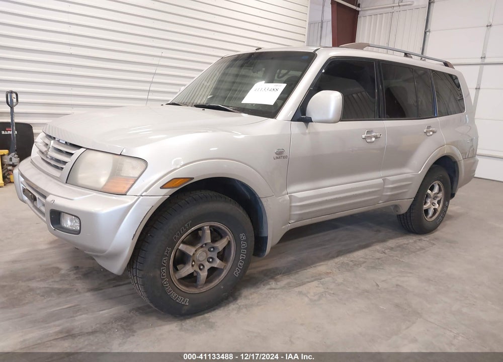 2002 MITSUBISHI MONTERO LIMITED VIN: JA4MW51R32J016033