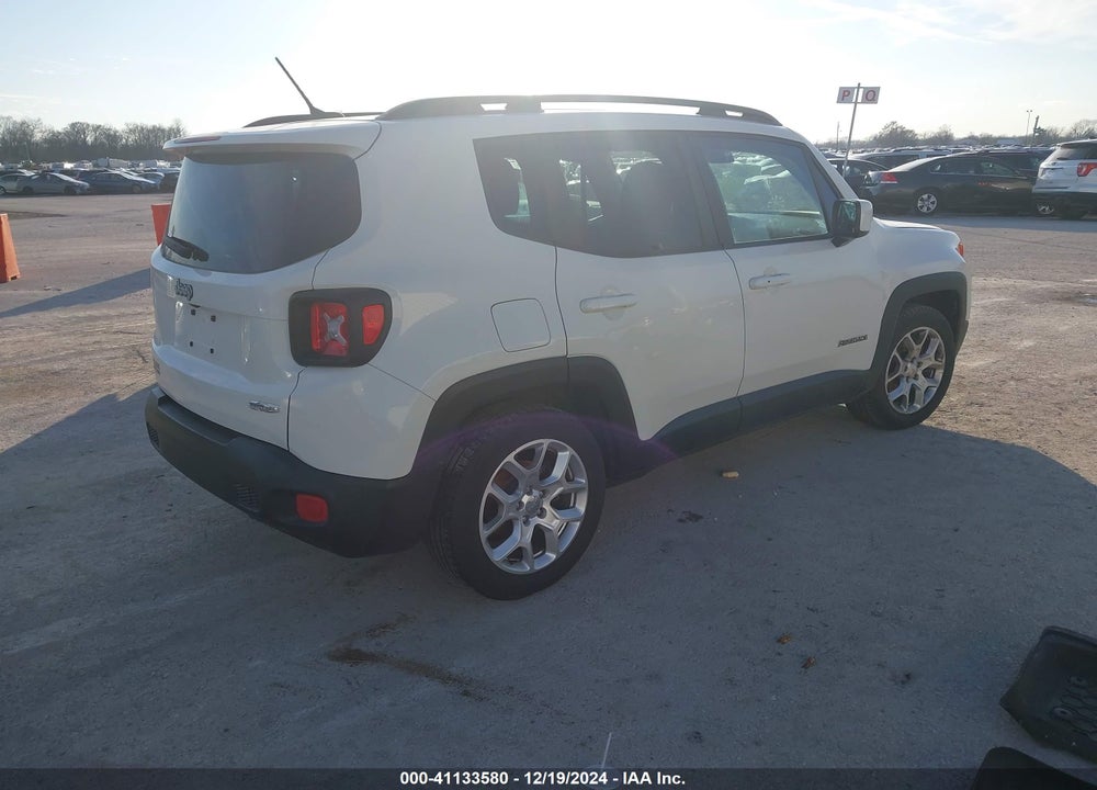 2016 JEEP RENEGADE LATITUDE VIN: ZACCJABT5GPC46540
