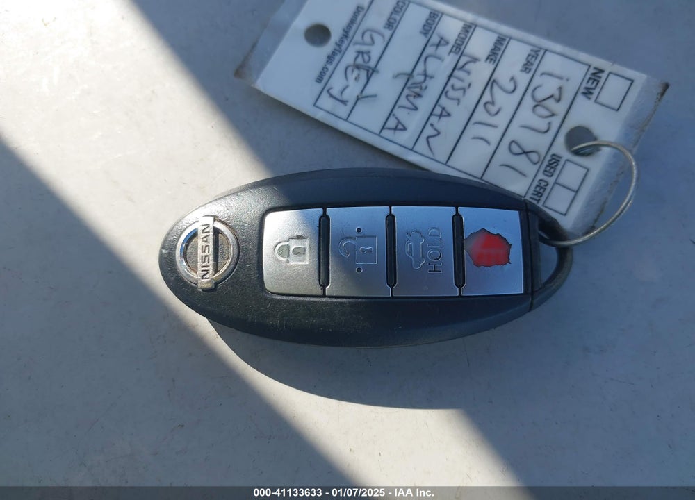 2011 NISSAN ALTIMA VIN: 1N4AL2AP8BC130781