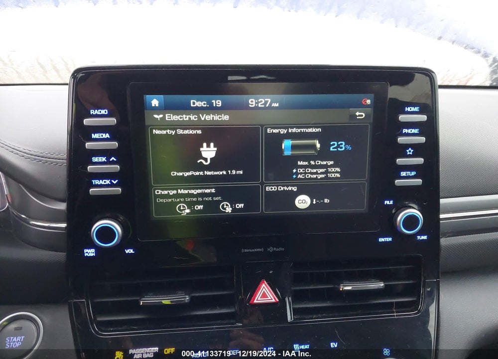 2020 HYUNDAI IONIQ ELECTRIC SE VIN: KMHC75LJ1LU060842