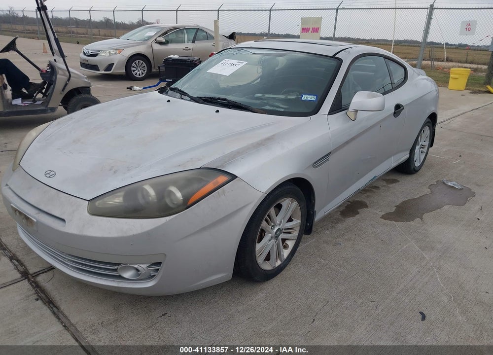 2008 HYUNDAI TIBURON GS VIN: KMHHM66D08U274951