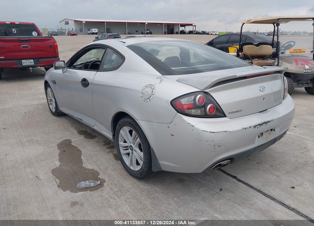 2008 HYUNDAI TIBURON GS VIN: KMHHM66D08U274951