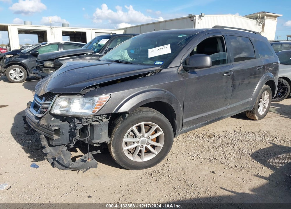 2016 DODGE JOURNEY SXT VIN: 3C4PDCBB2GT104781