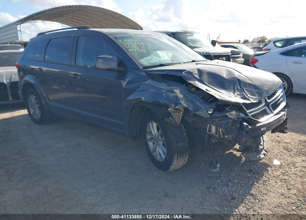 2016 DODGE JOURNEY SXT VIN: 3C4PDCBB2GT104781
