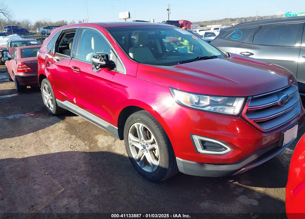 2015 FORD EDGE TITANIUM VIN: 2FMTK3K98FBB22550
