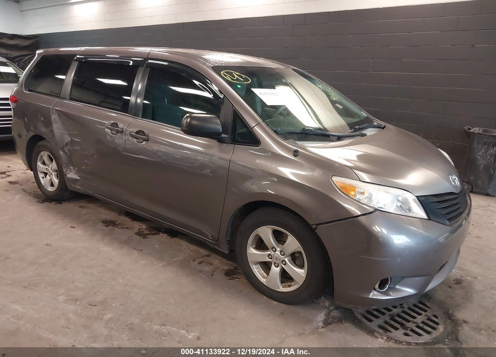 2013 TOYOTA SIENNA L V6 7 PASSENGER VIN: 5TDZK3DC1DS282384