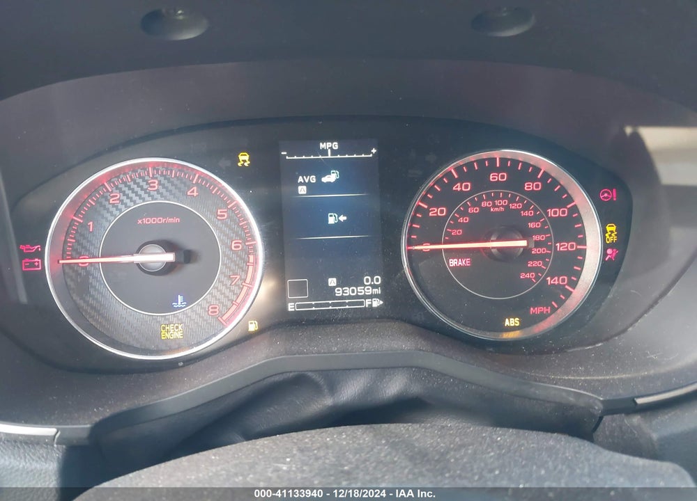 2017 SUBARU IMPREZA VIN: 4S3GTAK68H3709301