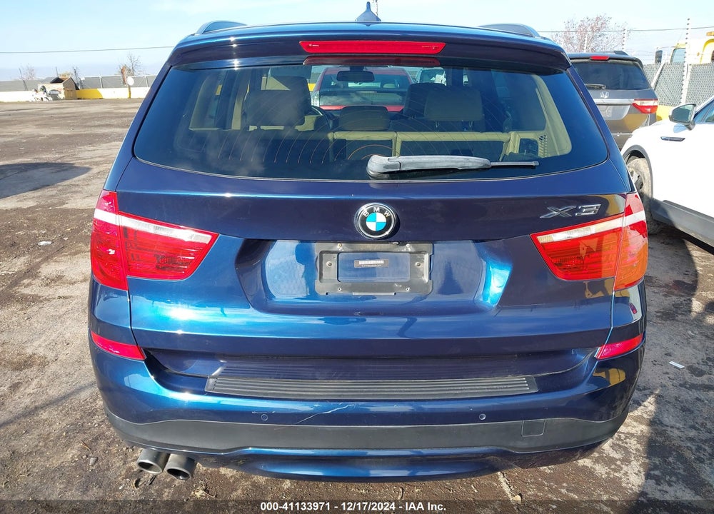 2016 BMW X3 XDRIVE28I VIN: 5UXWX9C53G0D75605