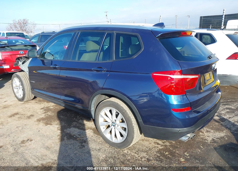 2016 BMW X3 XDRIVE28I VIN: 5UXWX9C53G0D75605