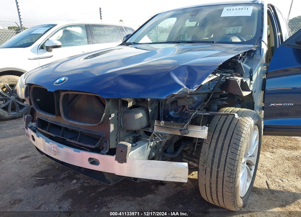 2016 BMW X3 XDRIVE28I VIN: 5UXWX9C53G0D75605