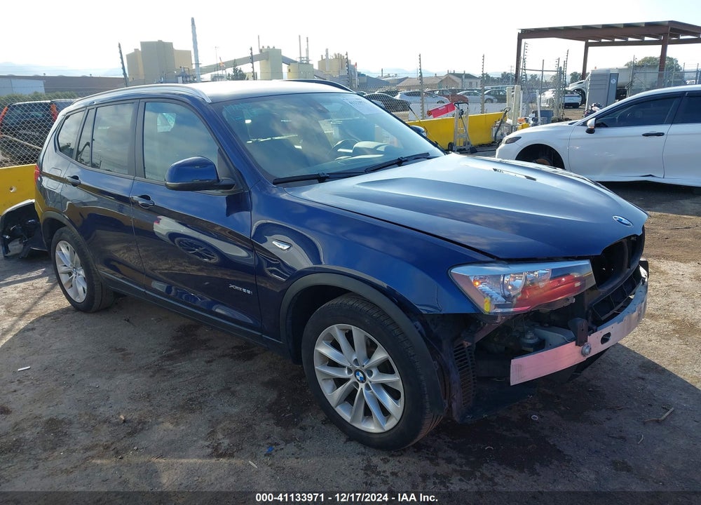 2016 BMW X3 XDRIVE28I VIN: 5UXWX9C53G0D75605