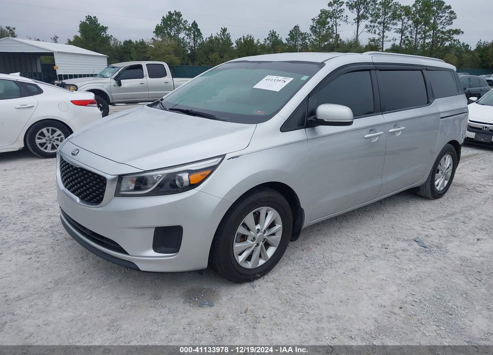 2016 KIA SEDONA LX VIN: KNDMB5C12G6202875