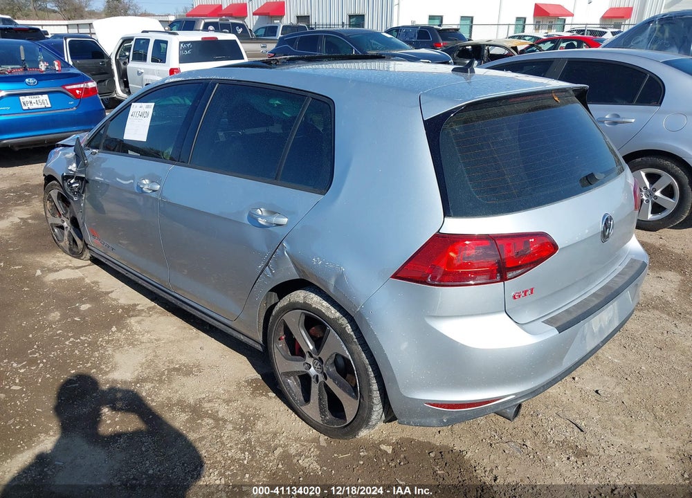 2016 VOLKSWAGEN GOLF GTI VIN: 3VW547AU9GM060299