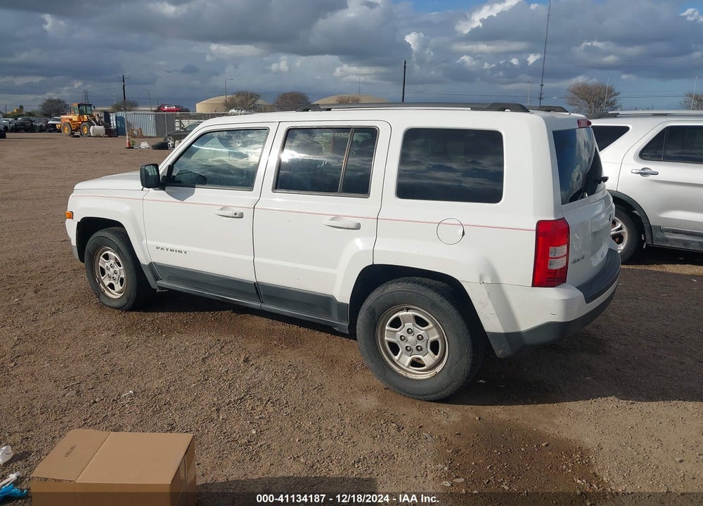 2012 JEEP PATRIOT SPORT VIN: 1C4NJRBB7CD521008