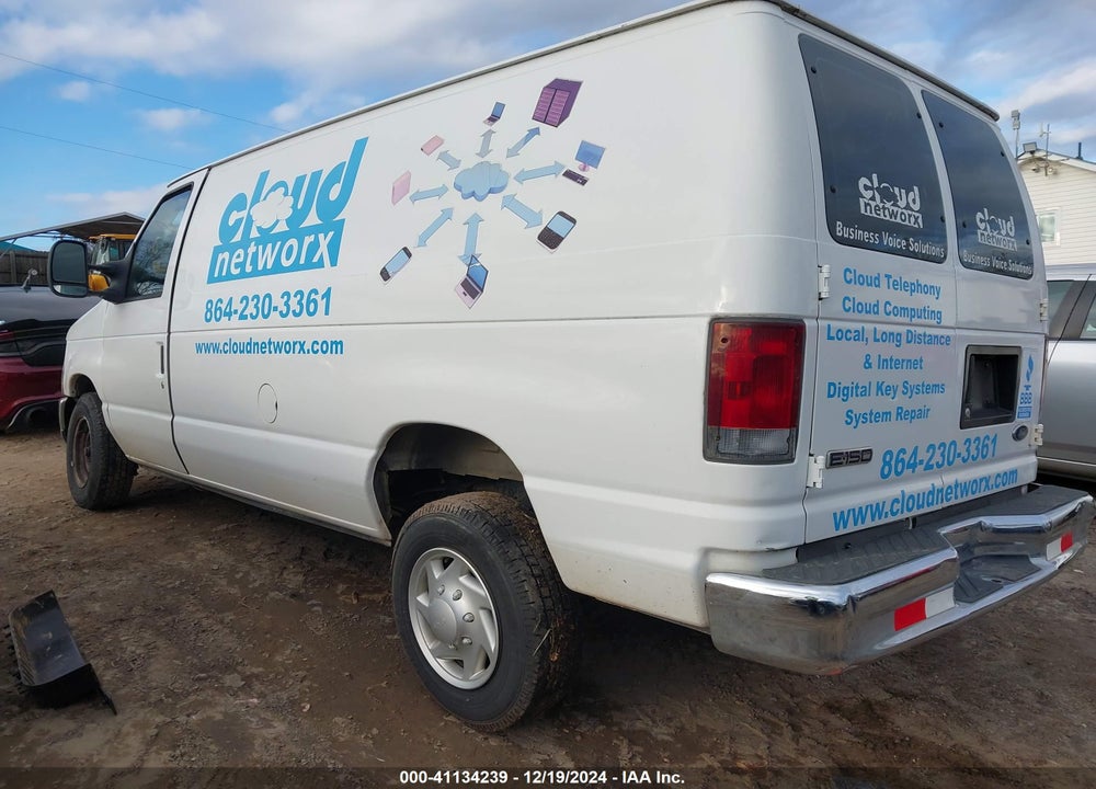 2008 FORD E-150 COMMERCIAL/RECREATIONAL VIN: 1FTNE14W88DA19525