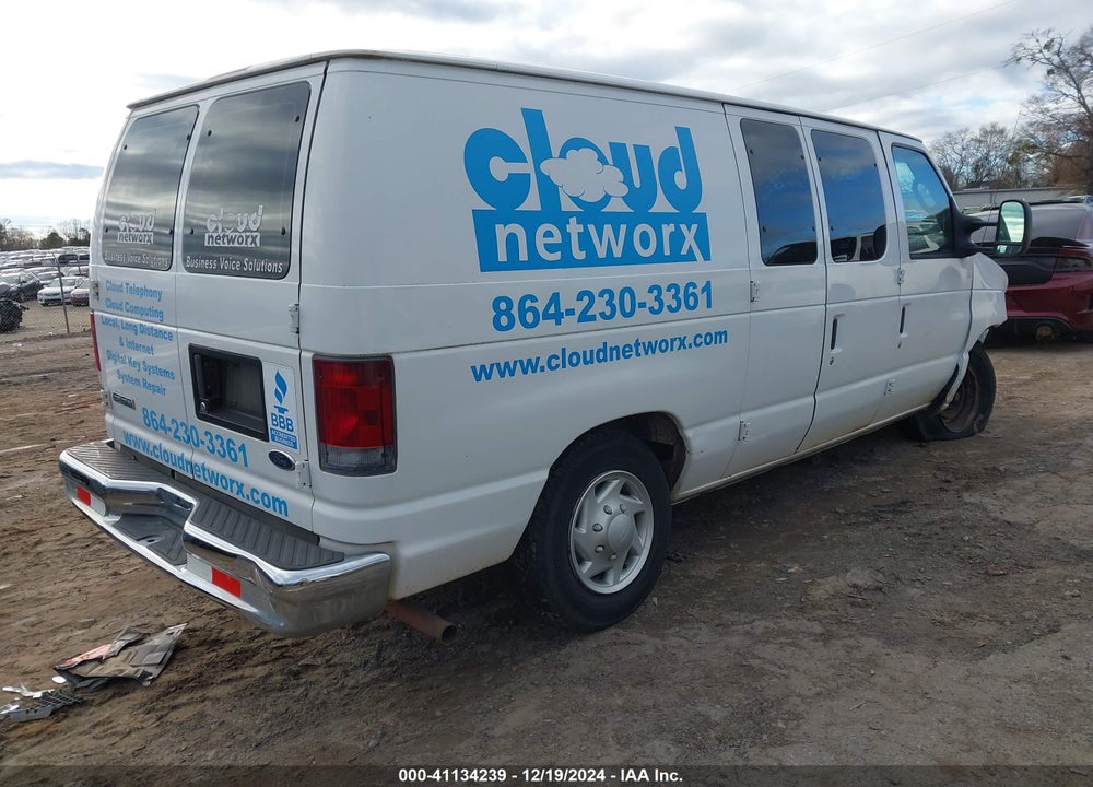 2008 FORD E-150 COMMERCIAL/RECREATIONAL VIN: 1FTNE14W88DA19525