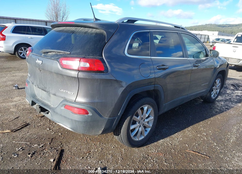 2016 JEEP CHEROKEE LIMITED VIN: 1C4PJMDB3GW339700