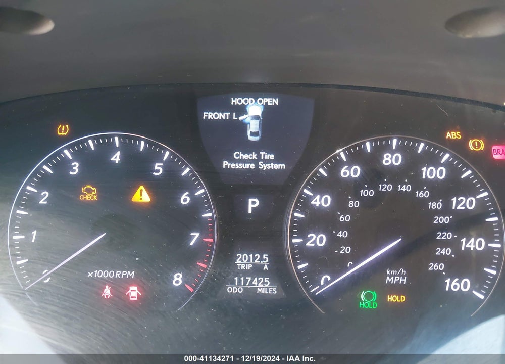 2008 LEXUS LS 460 VIN: JTHBL46F185063852
