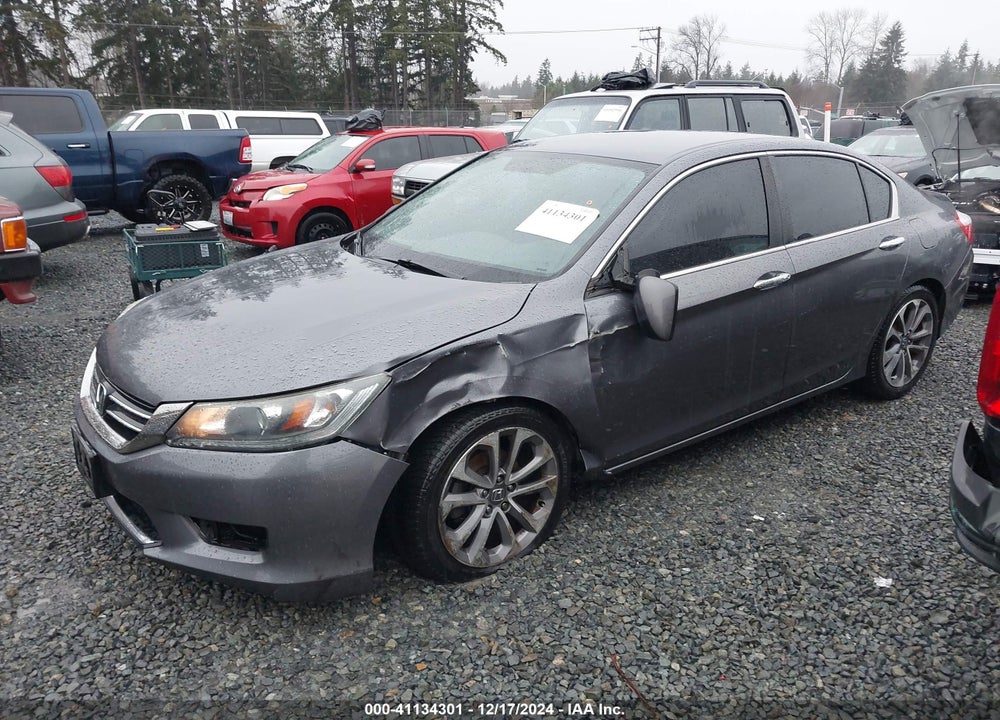 2013 HONDA ACCORD SPORT VIN: 1HGCR2F55DA132027