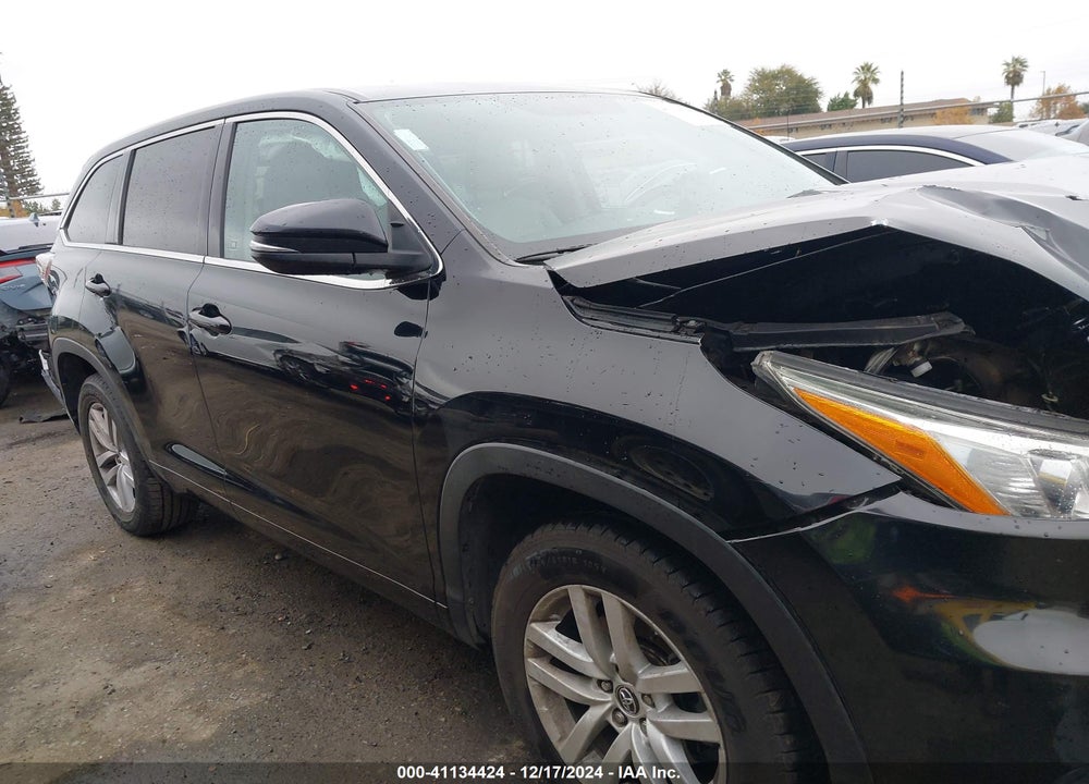 2016 TOYOTA HIGHLANDER LE VIN: 5TDZARFH5GS019348