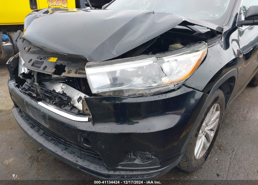 2016 TOYOTA HIGHLANDER LE VIN: 5TDZARFH5GS019348