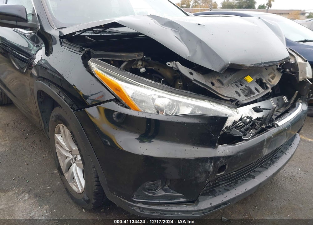 2016 TOYOTA HIGHLANDER LE VIN: 5TDZARFH5GS019348