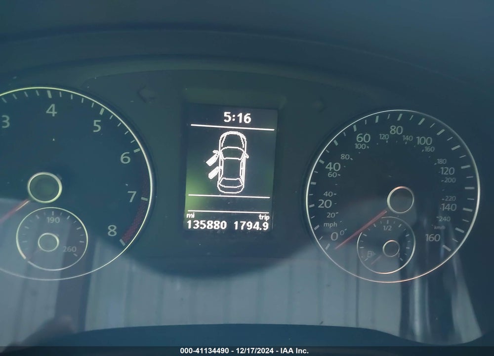 2014 VOLKSWAGEN PASSAT 2.5L SE VIN: 1VWBH7A36EC002034