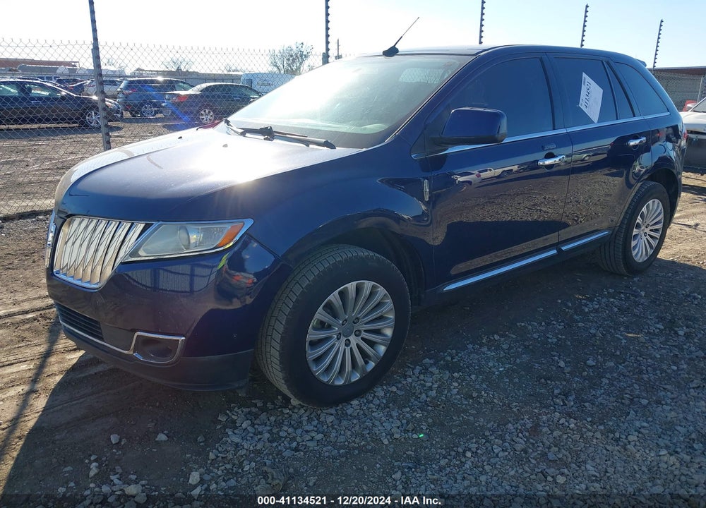 2011 LINCOLN MKX VIN: 2LMDJ6JK3BBJ12939